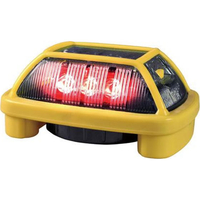 エスコ [単3×3本] LED警告灯 ブザーマグネット付 FCJ697H-EA983FR-141
