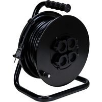 トラスコ 電工ドラム ジェネラルリール１５ｍ 屋外用 AC100V ODL-15MBK