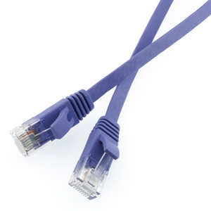 ホーリック LANケーブル UTP カテゴリー6A フラット 50cm パープル LC05-504FB-イメージ2