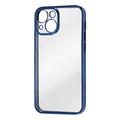 レイアウト iPhone 13 mini用Perfect Fit メタリックケース ブルー RT-P30PFC2/AM