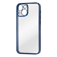 レイアウト iPhone 13 mini用Perfect Fit メタリックケース ブルー RT-P30PFC2/AM