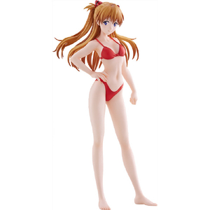 ウェーブ POP UP PARADE BEACH QUEENS 式波・アスカ・ラングレー【ビキニstyle】  L size「ヱヴァンゲリヲン新劇場版」 ﾎﾟﾂﾌﾟｱﾂﾌﾟPBQｱｽｶﾋﾞｷﾆL-イメージ1