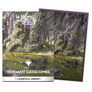 ARCANE TINMEN AT-16504 Landfall Series - Verdant Catacomb License Sleeves - Standard size 16504DSｽﾀﾝDｽﾘ-ﾌﾞVERDANT-イメージ1