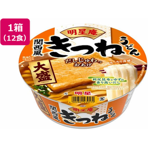 明星食品 明星庵きつねうどん大盛 105g×12食 FC458PF-イメージ1