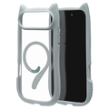 ラスタバナナ iPhone Air用MIMI 猫耳ケース TPU×PC 磁力充電対応 スモーキーブルー 9080IP5CHPMSBL