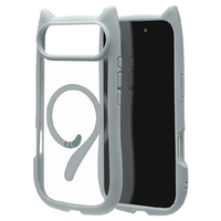 ラスタバナナ iPhone Air用MIMI 猫耳ケース TPU×PC 磁力充電対応 スモーキーブルー 9080IP5CHPMSBL