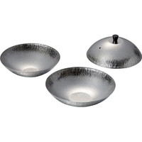 エムテートリマツ ステン銀嶺鍋 (小)φ170 半ツヤ仕上げ FCM8627-007772001