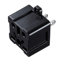 サンワサプライ 日本専用マルチタイプ電源変換アダプタ ブラック TR-AD6BK