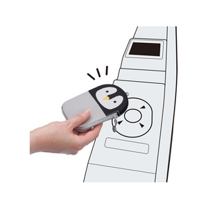 リヒトラブ SMART FIT プニラボ パスポーチ クロネコ FC09820-A7784-3-イメージ4