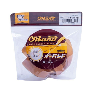 共和 輪ゴム オーバンド 透明袋 #70 アメ 50g FC914SZ-GTA-N-021-イメージ1