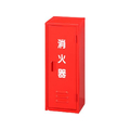 エスコ 605×236×165mm 消火器ボックス(10型x1本) FCJ873M-EA951FC-91