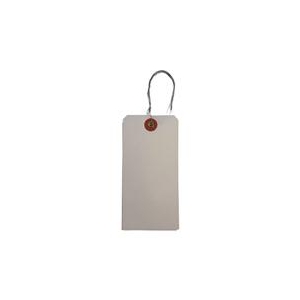 トラスコ中山 TRUSCO　針金付き荷札（ユポ）　120×60MM　10枚 THNF-L-Y-イメージ1
