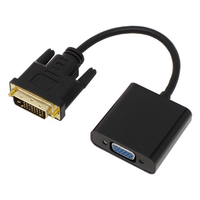 アイネックス DVI-VGA変換ケーブル ブラック AMC-DVIVGA