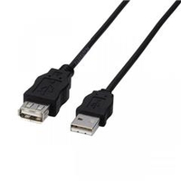 エレコム エコUSB延長ケーブル(3．0m) ブラック USB-ECOEA30