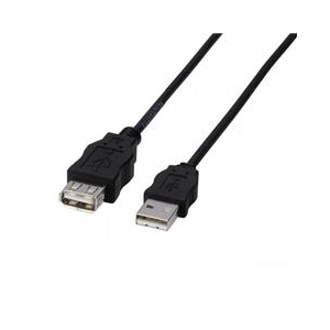 エレコム エコUSB延長ケーブル(3.0m) ブラック USB-ECOEA30 エレコム エコUSB延長ケーブル(3.0m) ブラック USB-ECOEA30