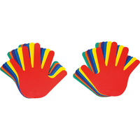 トーエイライト TOEI LIGHT トーエイライト/アクティブプレースポット 手形 赤・青・黄・緑・紫・オレンジ 6枚1組 FCJ745B-B7140B