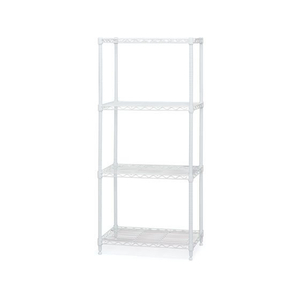 アイリスオーヤマ カラーメタルラック Φ19mm 3段 幅55×奥行35×高さ123cm ホワイト ホワイト1230 FCT0579-CMM-55124-イメージ1