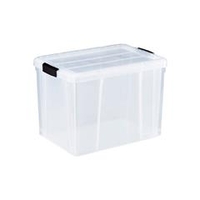 トラスコ中山 TRUSCO　クリアライトボックス　86L　透明 TCR-04D