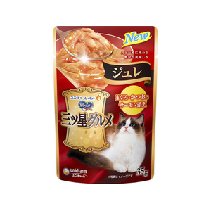 ユニ・チャーム 銀のスプーン 三ツ星グルメパウチジュレ まぐろ・かつおにサーモン添え 35g FCJ626N-イメージ1