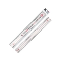 共栄プラスチック メタクリル両切直線定規 30cmA-2530 FC973WK-4605524