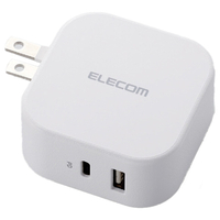 エレコム AC充電器(USB Power Delivery20W+12W/C×1+A×1) ホワイト MPA-ACCP20WH