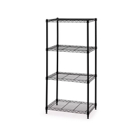 アイリスオーヤマ カラーメタルラック Φ19mm 3段 幅55×奥行35×高さ123cm ブラック ブラック1230 FCT0580-CMM-55124