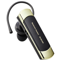 エレコム 耳掛け型 Bluetooth(R)ワイヤレスヘッドセット ゴールド LBT-HS21MPGD2