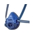 シゲマツ/防じん・防毒マスク TW01C ブルー M TW01C-BL-M FCD795D-5840011-イメージ1