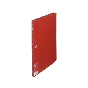 プラス クリアーファイル スーパーエコノミー A4 20ポケット レッド FCC5127-88422/FC-122EL-イメージ1