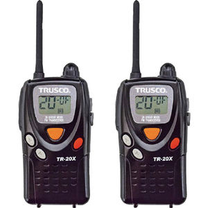トラスコ 特定小電力トランシーバー ２台セット 電源：単3アルカリ乾電池×3本（別売） TR-20X-イメージ2