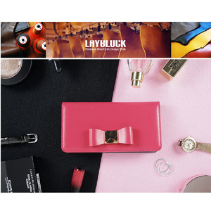 LAYBLOCK iPhone XR用ケース Ribbon Classic Diary ベビーピンク LB13506I61-イメージ5