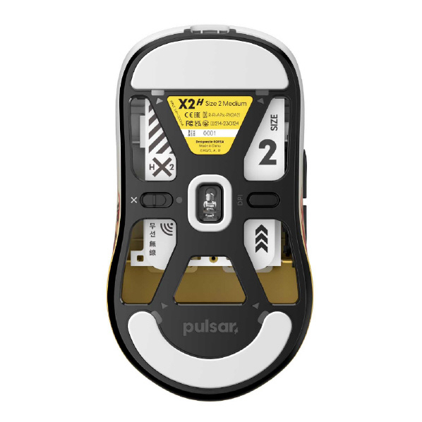 Pulsar X2 H Wireless Gaming Mouse 鬼滅の刃 煉獄 杏寿郎 煉獄　杏寿郎 PX2H2KJ Wireless Pulsar Mouse Gaming 鬼滅の刃 Windows Receiver