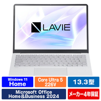 NEC 13．3型高性能ノートブック e angle select LAVIE SOL プラチナシルバー PC-S1365LAS-E5