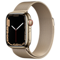 Apple Apple Watch Series 7（GPS + Cellularモデル）  41mmゴールドステンレススチールケースとゴールドミラネーゼループ ゴールドステンレススチールケース MKJ03JA