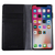 LAYBLOCK iPhone XR用ケース Ribbon Classic Diary ブラック LB13507I61-イメージ4