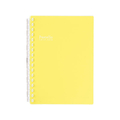 リヒトラブ Pastello ツイストノート A6 17穴 イエロー FC09875-N1964-5