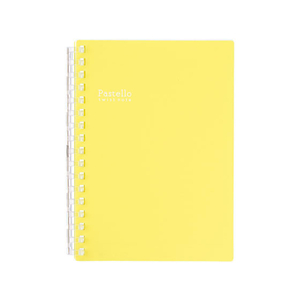リヒトラブ Pastello ツイストノート A6 17穴 イエロー FC09875-N1964-5-イメージ1