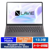 NEC 13．3型高性能ノートブック e angle select LAVIE SOL ムーンブラック PC-S1365LAB-E5