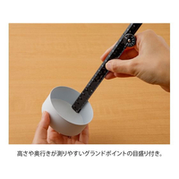 デザインフィル FC004PY-42300006 マルチ定規30cm 黒A |エディオン公式通販