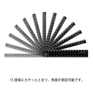 デザインフィル マルチ定規30cm 黒A FC004PY-42300006-イメージ4