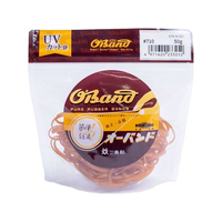 共和 輪ゴム オーバンド 透明袋 #710 アメ 50g FC916SZ-GTA-N-025
