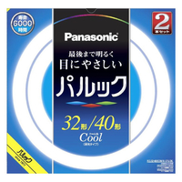 パナソニック 32形+40形 丸型蛍光灯 クール色(昼光色) 2本セット パルック FCL3240ECWXCF32K