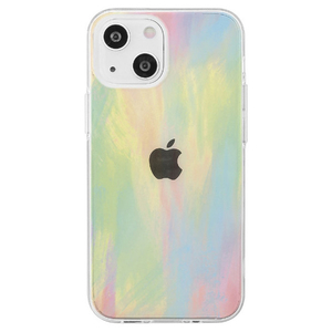 AKAN iPhone 14用ソフトクリアケース パステル グリーン AK23507I14-イメージ1