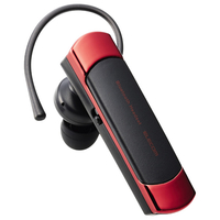 エレコム 耳掛け型 Bluetooth(R)ワイヤレスヘッドセット レッド LBT-HS21MPRD2