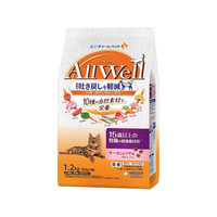 ユニ・チャーム AllWell 10種の自然素材 15歳以上の腎臓の健康維持用 サーモン&ツナ味 1.2kg FC317YP