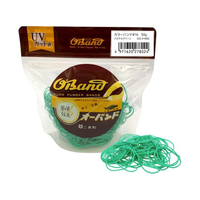 共和 輪ゴム オーバンド 透明袋 #16 パステルグリーン 50g FCE631U-GGC-N-400G
