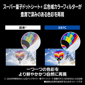 パナソニック 75V型 4K液晶(MiniLED) VIERA TV-75X97C-イメージ7
