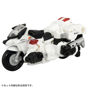 タカラトミー トミカ ジョブレイバー TJBDX ライジングポリスブレイバー デカライドアーマー白バイ DXセット ﾄﾐｶJBDXﾃﾞｶﾗｲﾄﾞｱ-ﾏ-ｼﾛﾊﾞｲDX-イメージ7