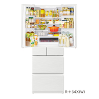 日立 RH54XW 540L 6ドア冷蔵庫 ピュアホワイト|エディオン公式通販
