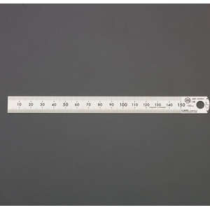 エスコ 15cm ステンレス定規 FCJ155M-EA720YG-7-イメージ2